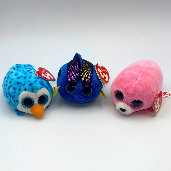 Aquatic Ty Beanie Boo Stackable’s / Ty Beanie Boos stackable Aquatics - Picture 1 of 13